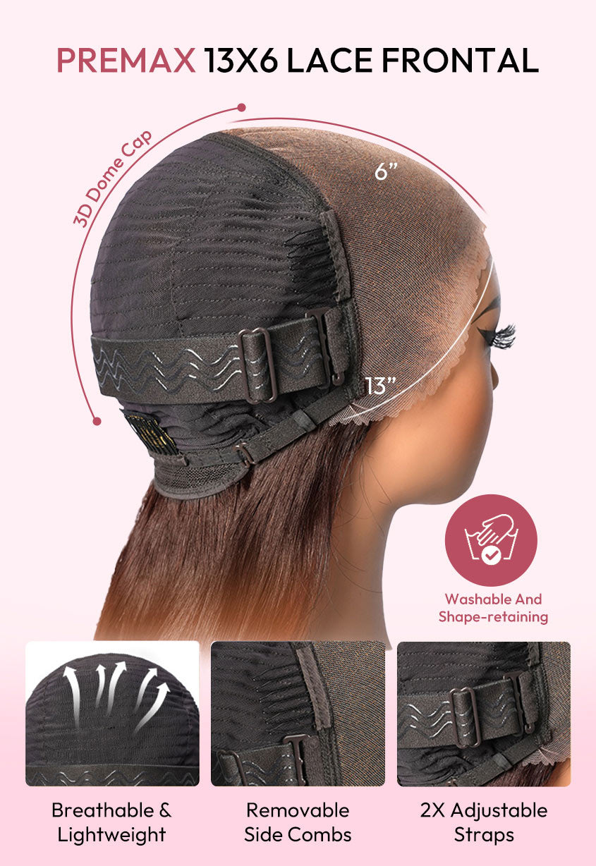 Kaelisse Glow │ Lace Frontal 13x6 │Densité 180% │Cheveux Vierges Brésiliens