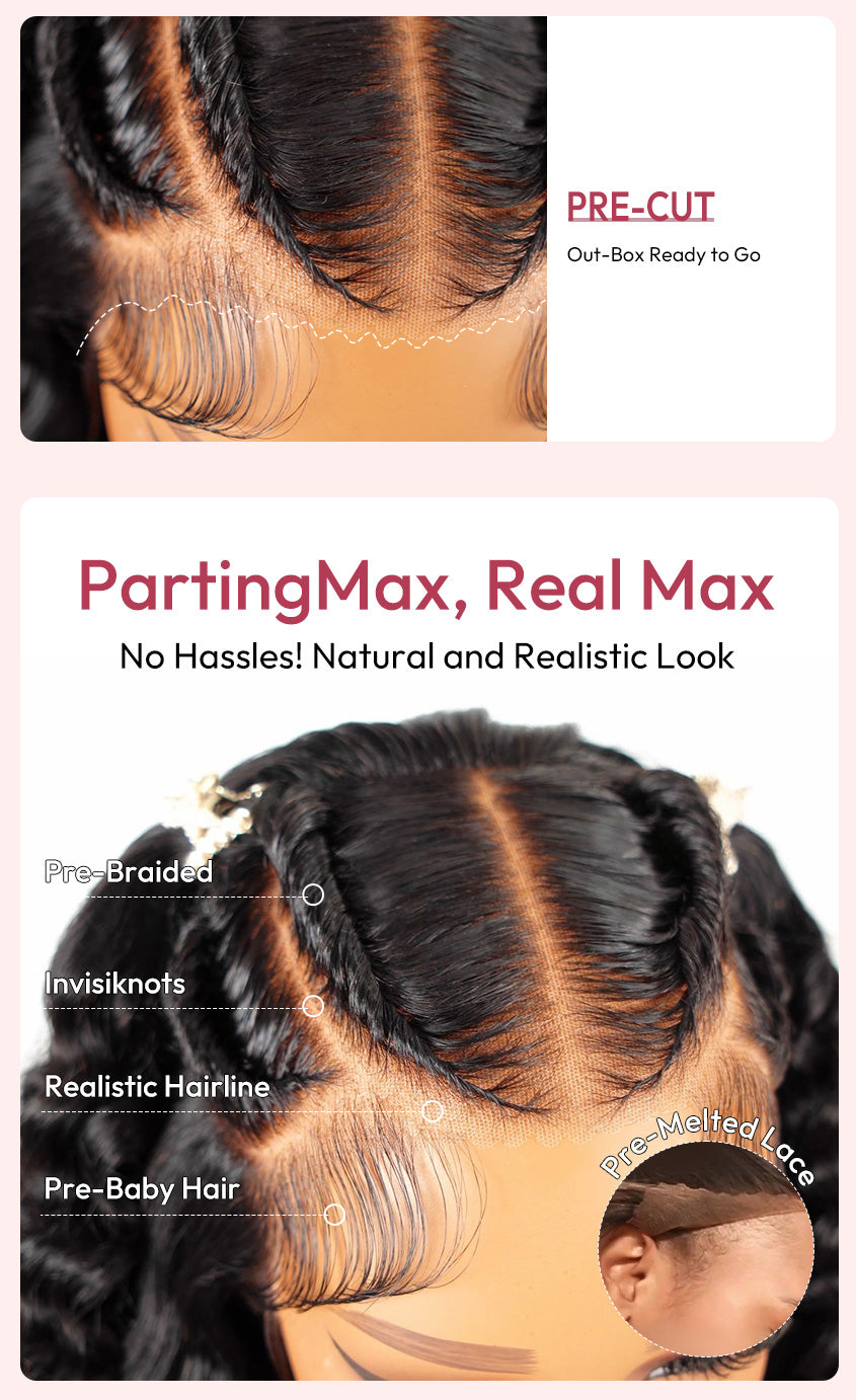 Liane - Perruque Bouclée Tresses I HD Lace Frontal 13x6 │ Cheveux Vierges Brésiliens