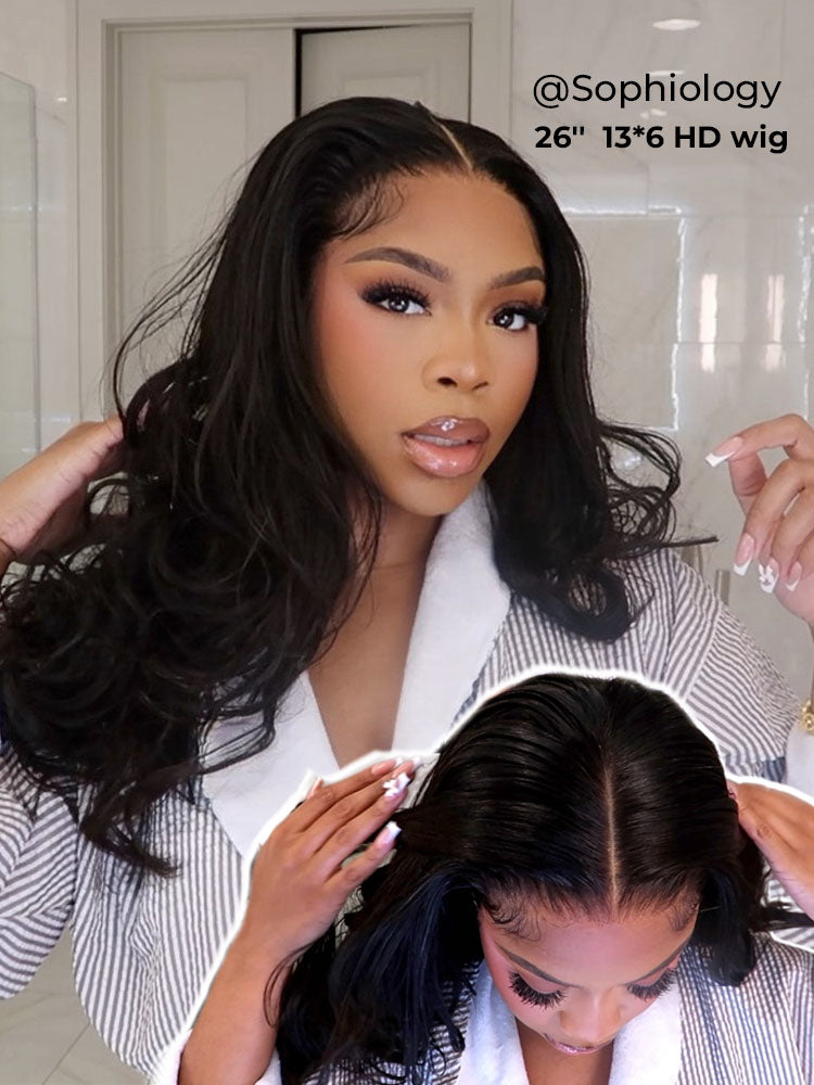 Black Ruby │Lace Frontal 13x6 │180% Density │Indian Virgin Hair