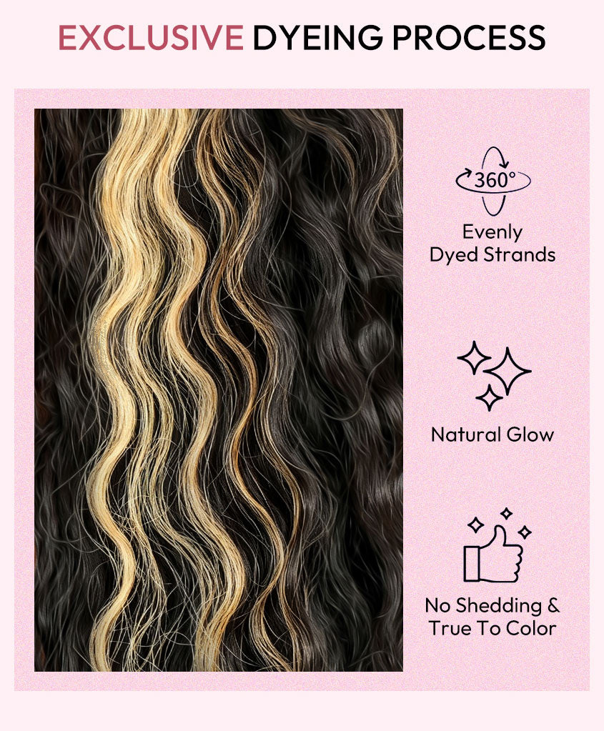 Mystique - Curly Tresses Tissés Main │HD Lace Frontal  13x6 │Cheveux Vierges Brésiliens