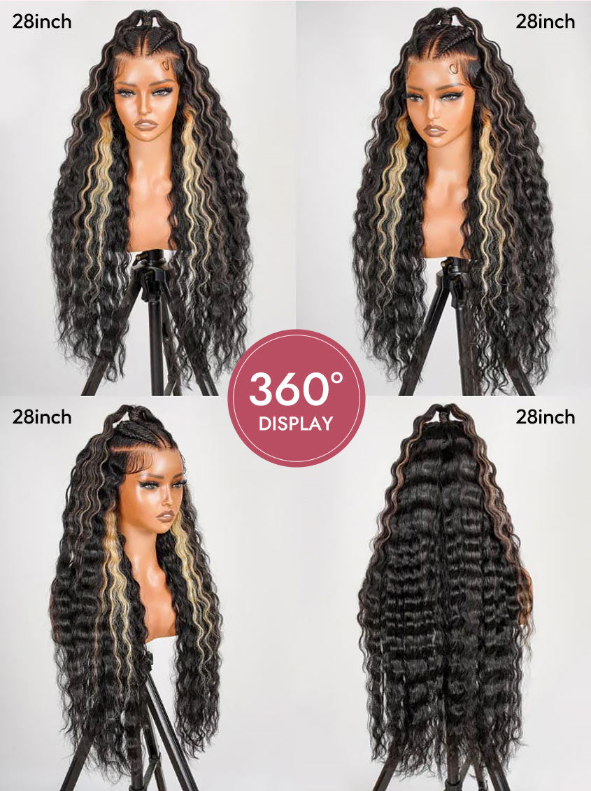 Mystique - Curly Tresses Tissés Main │HD Lace Frontal  13x6 │Cheveux Vierges Brésiliens