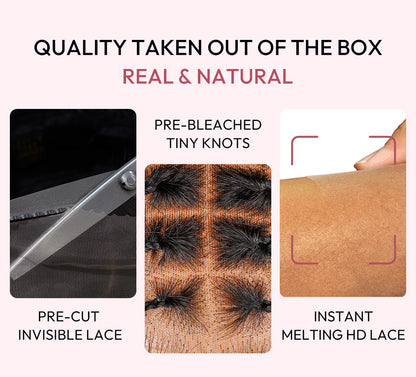 Bohème - Tresses Box Braids Boho │Lace Frontal Tressée Main 5x5 │ Cheveux Japonais Vierges