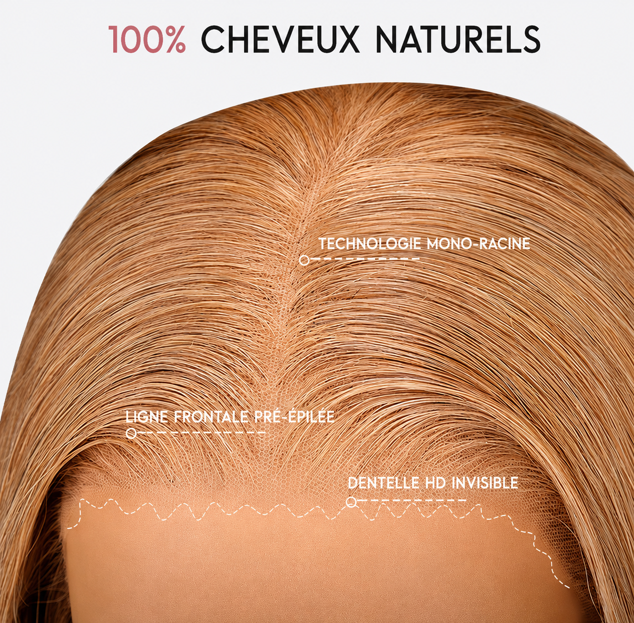 Nutcracker - Golden Brown │Lace Frontal Swiss 13x6 │ Japanese Virgin Hair