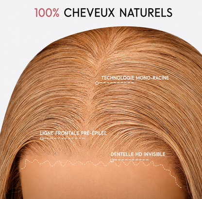 Nutcracker - Golden Brown │Lace Frontal Swiss 13x6 │ Japanese Virgin Hair