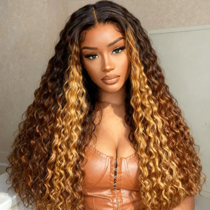 Savane - Longue Bouclée Deep Wave Ombré I Tulle U part │ Cheveux Vierges Brésiliens