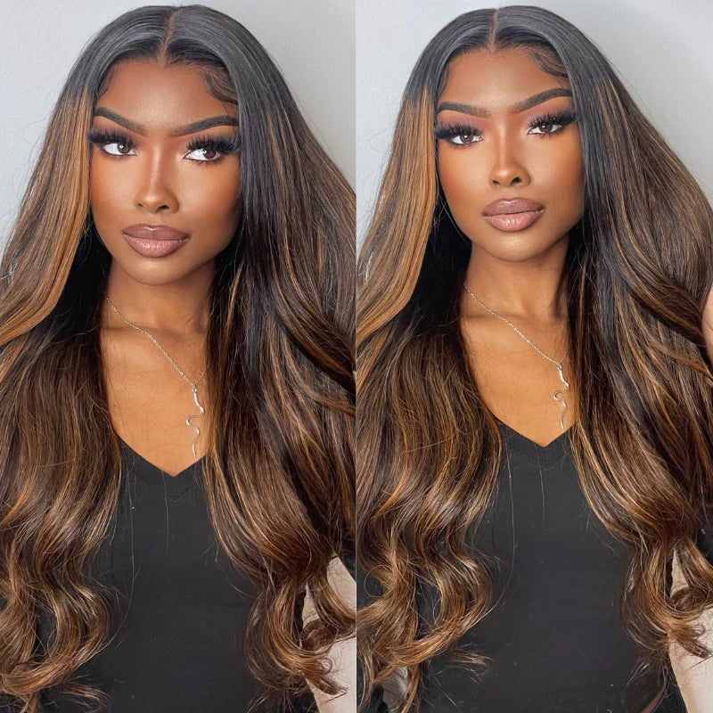 La Parisienne -  Perruque Frontale 13x4 en dentelle HD transparente │Cheveux Indiens Vierges