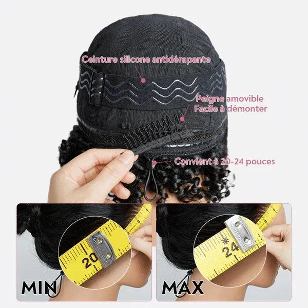 Astrid - Perruque Cheveux Vierges pré-épilée Brésiliens │ Dentelle 13X4 I Densité 180%