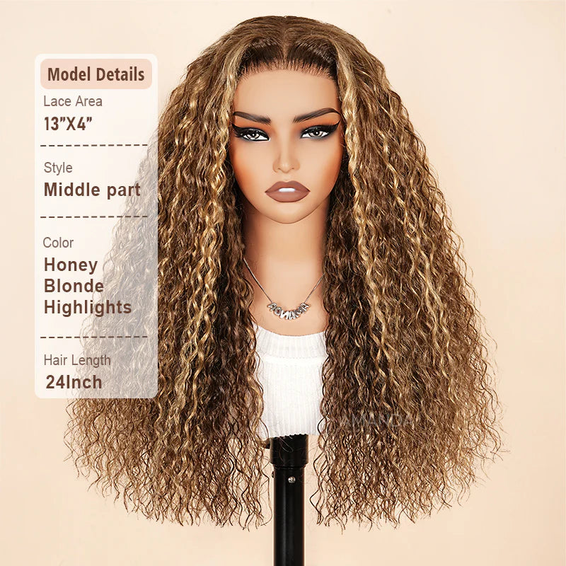 Celeste - Perruque Cheveux Humains Péruviens Sans Colle │ Lace Front 13x6 HD