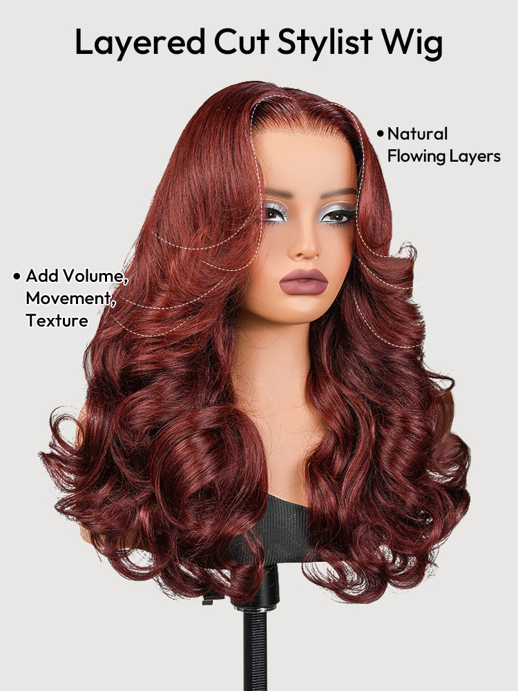 Cinnamon Fire - Lace Frontale 13x4 │ Cheveux Vierges Malaysiens