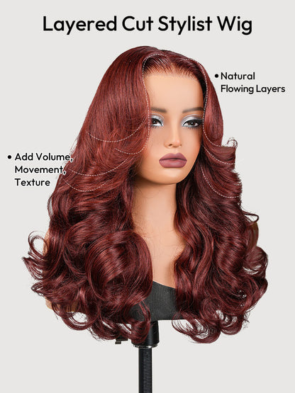 Cinnamon Fire - Lace Frontale 13x4 │ Cheveux Vierges Malaysiens