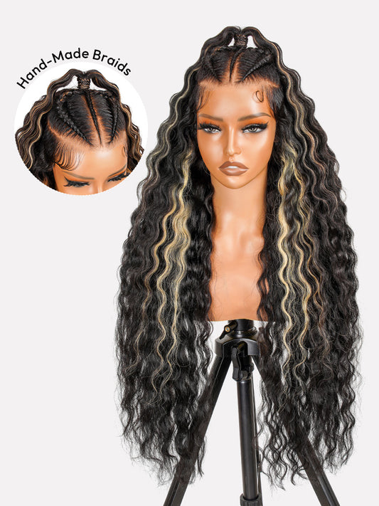 Mystique - Curly Tresses Tissés Main │HD Lace Frontal  13x6 │Cheveux Vierges Brésiliens