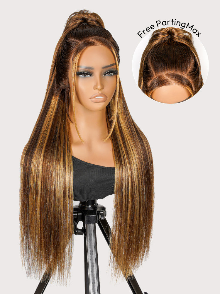 Sirène - Méché Blond Foré│ Lace Frontal Swiss 13x6 │ Cheveux Brésiliens Vierges