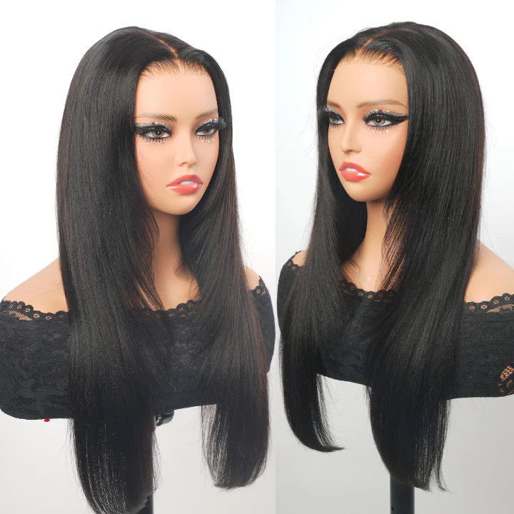 Sillage - Longue LisseNoir Naturel │Closure Swiss Lace 13x6 │Cheveux Vierges Japonais