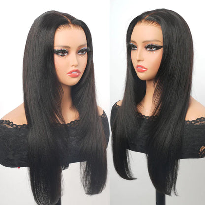 Sillage - Longue LisseNoir Naturel │Closure Swiss Lace 13x6 │Cheveux Vierges Japonais
