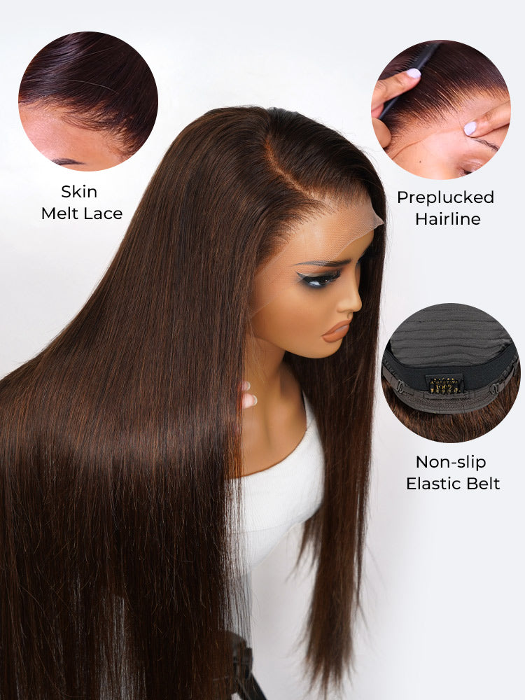 Cheryl Brown │Lace Frontal 13x4 & 7x5 │Densité 180% │Cheveux Vierges Indiens