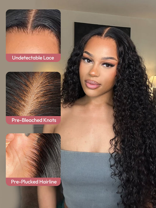 Lux Curl │Lace Frontal 13x4 HD Indétectable – Cheveux Vierges Malaysiens