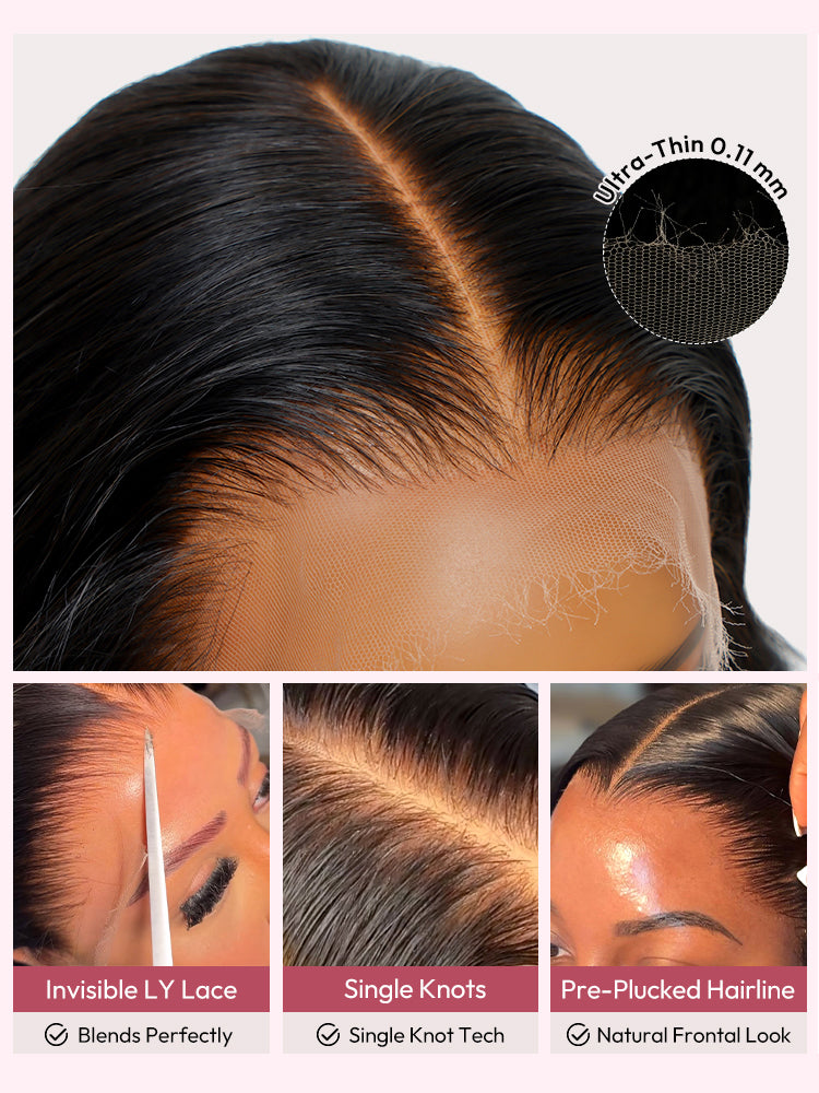 Braise - Bob Court Mahogany Red │13x4 HD Tulle Lace Front │Brazilian Virgin Hair