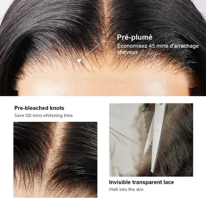Anita - Body Wave │ Tulle Lace Front 13x4 │ Cheveux Vierges Brésiliens
