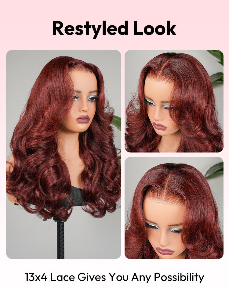 Cinnamon Fire - Lace Frontale 13x4 │ Cheveux Vierges Malaysiens