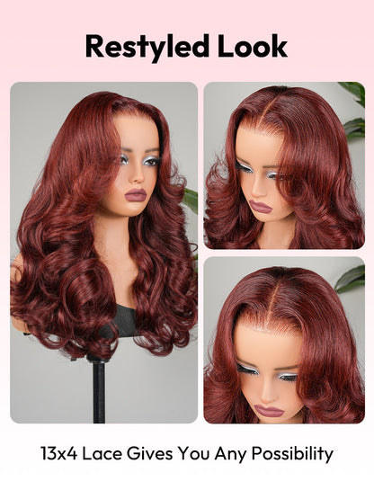 Cinnamon Fire - Lace Frontale 13x4 │ Cheveux Vierges Malaysiens