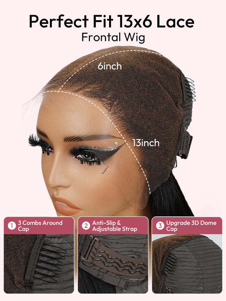 Albâtre - Blond Platine 613 │Lace Frontal 13x6 │ Cheveux Vierges Japonais