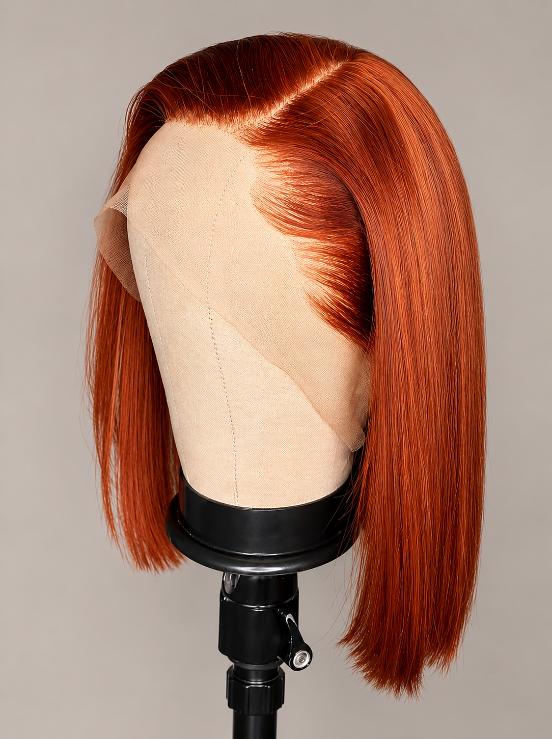Braise – Bob Glamour Roux Acajou | 100% Cheveux Vierges Brésiliens