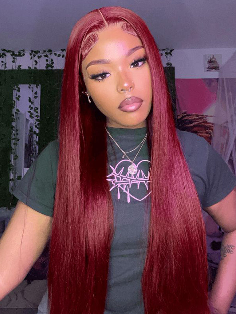 Spiced Cherry  │Full Lace 5x7 │Cheveux Vierges Japonais