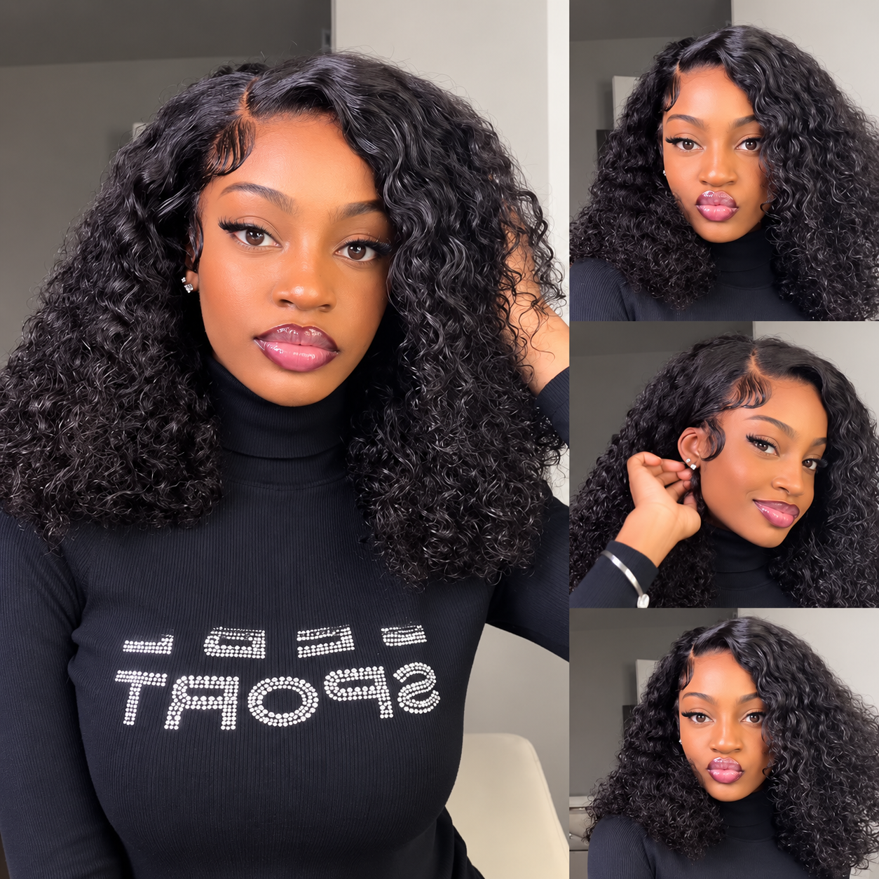 Storm - Kinky Curly Natural Voluminous │ 7x5 HD Closure │ Japanese Virgin Hair