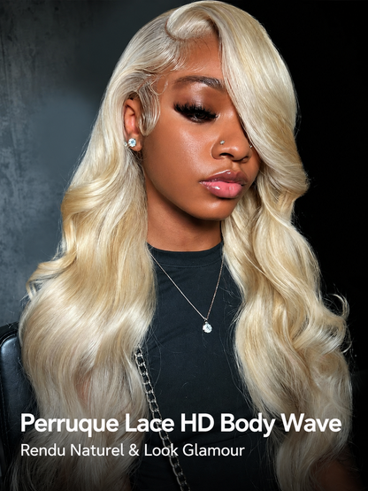 Starlett - Platinum Blonde Tapered │ 13x6 Premium Lace │ Brazilian Virgin Hair