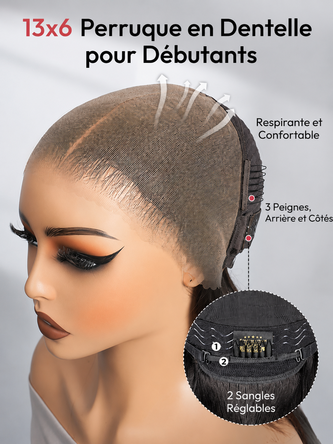 Vanilla - Platinum Blonde Natural Roots │ 13x6 Lace Frontal │ Virgin Japanese Hair