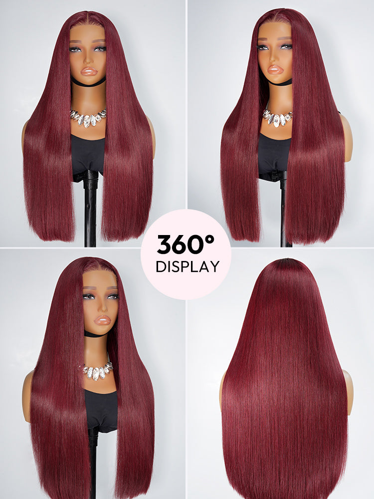 Spiced Cherry  │Full Lace 5x7 │Cheveux Vierges Japonais