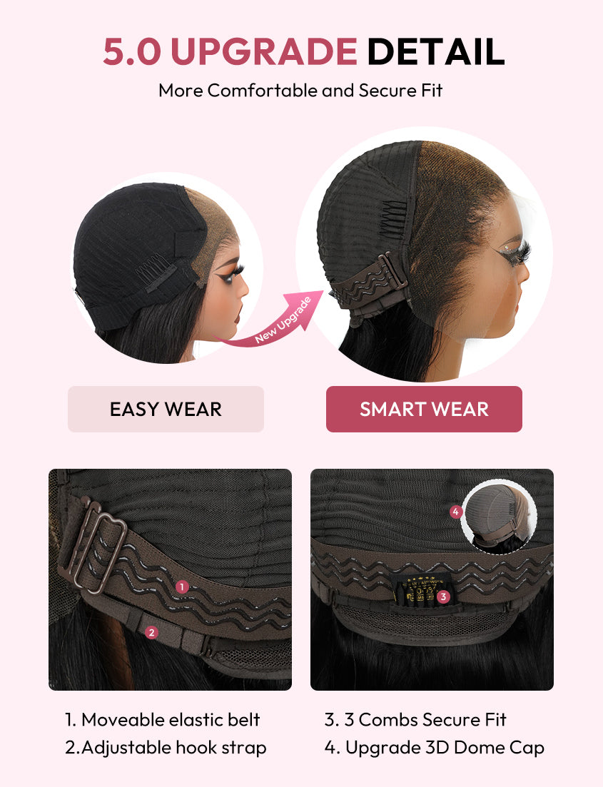 Elégance - Full Lace Premium 13x6 HD │Cheveux Indiens Vierges