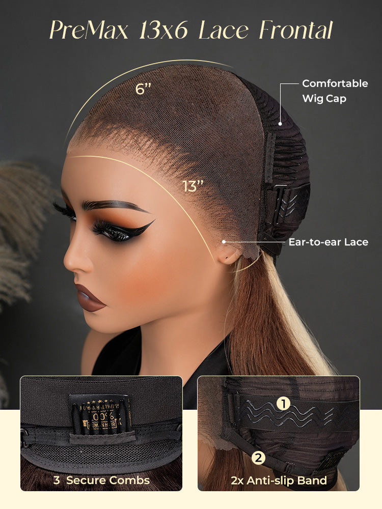 Luxe Edition │13x6 Lace Frontal │180% Density │Indian Virgin Hair