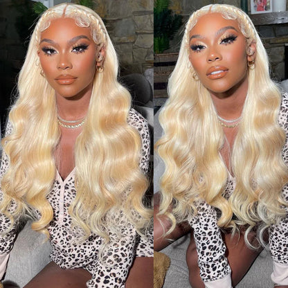 Snow Queen │Brazilian Hair Ondulations blondes 13x4 HD │Cheveux Malaisiens Vierges Pré-épilée