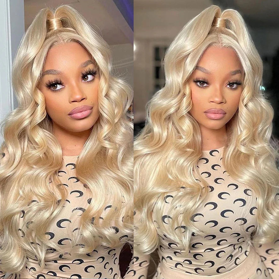 Snow Queen │Brazilian Hair Ondulations blondes 13x4 HD │Cheveux Malaisiens Vierges Pré-épilée