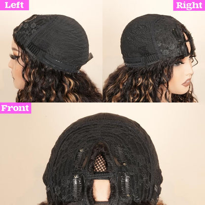 Savane - Longue Bouclée Deep Wave Ombré I Tulle U part │ Cheveux Vierges Brésiliens