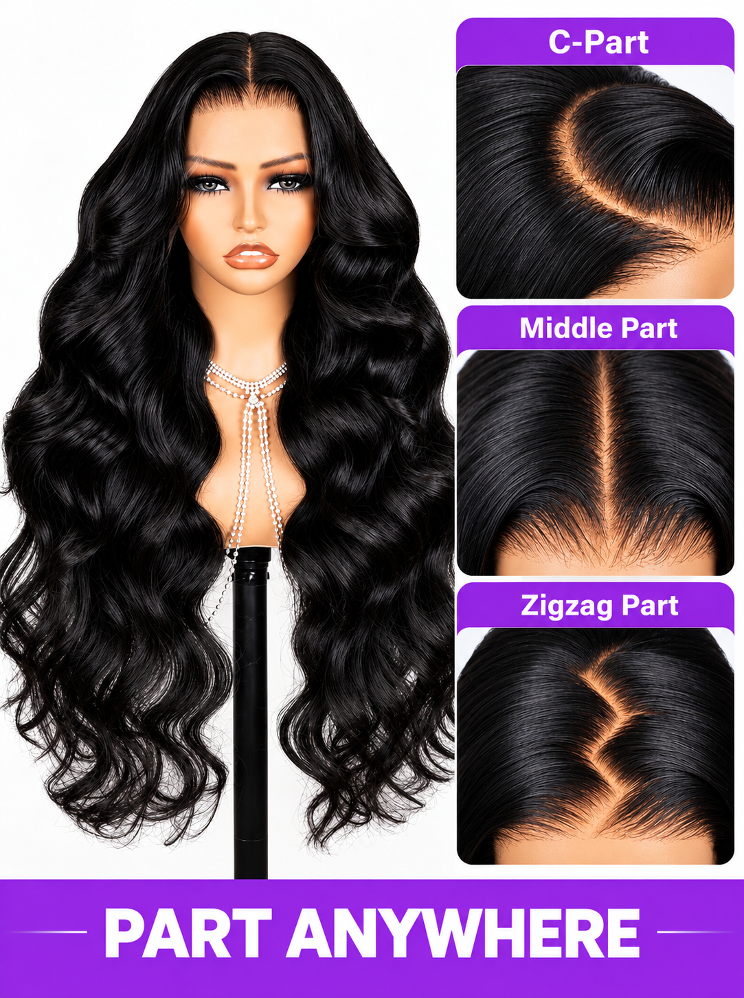 Icône - Blond Platine 613 │Lace Frontal 13x4 HD │ Cheveux Japonais Vierges