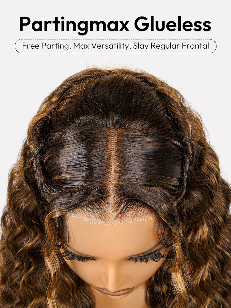 Pretty Woman - Caramel Highlights │ Lace Frontal HD 13x6 │ Cheveux Indiens Vierges