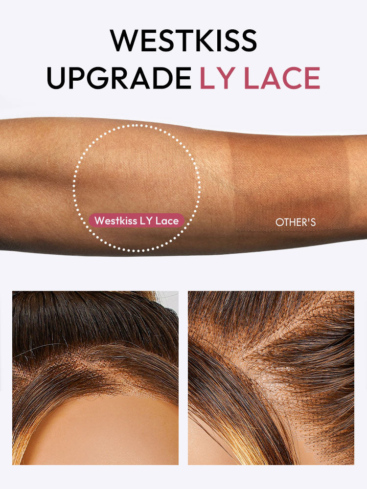 Sirène - Méché Blond Foré│ Lace Frontal Swiss 13x6 │ Cheveux Brésiliens Vierges