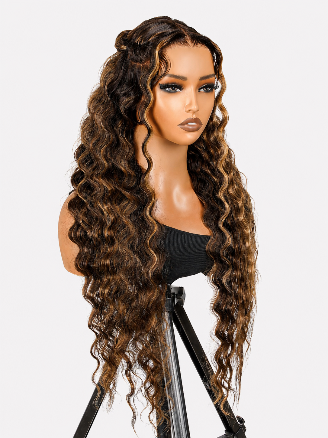 Pretty Woman - Caramel Highlights │ 13x6 HD Lace Frontal │ Virgin Indian Hair