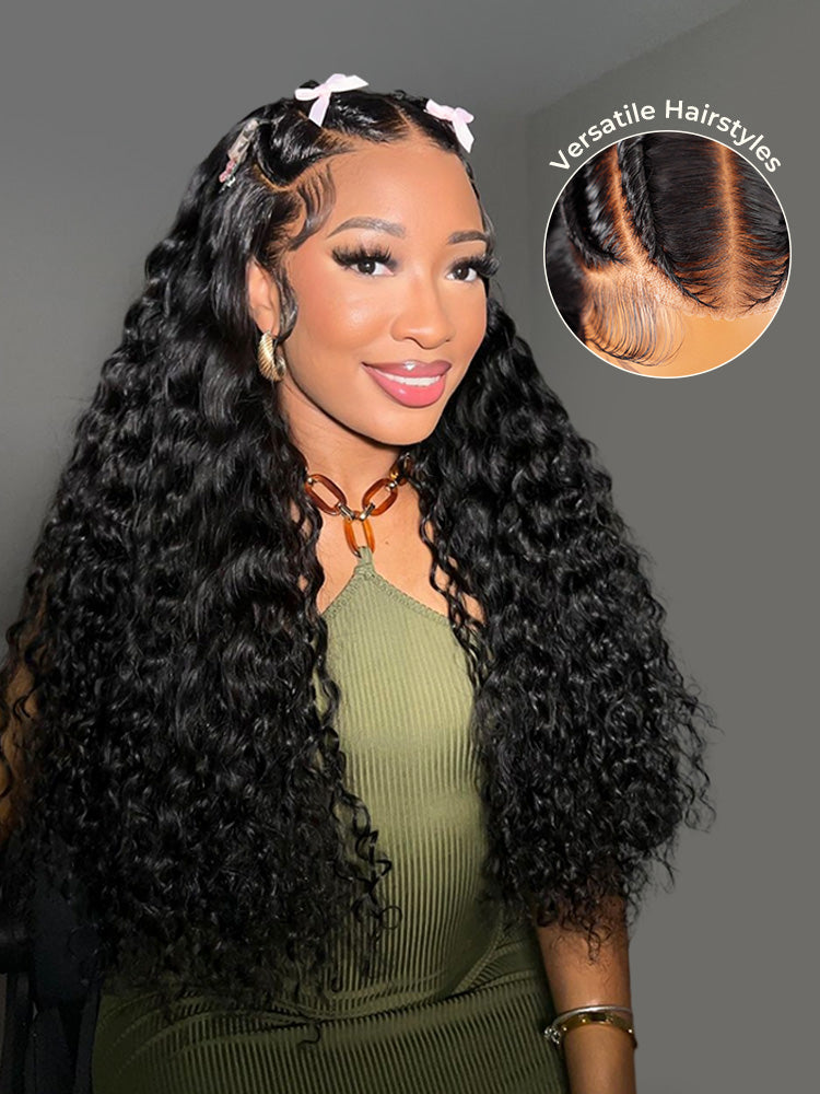 Liane - Perruque Bouclée Tresses I HD Lace Frontal 13x6 │ Cheveux Vierges Brésiliens