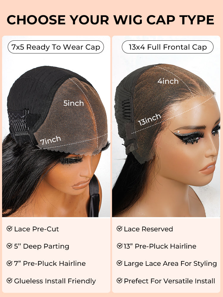Perruques de cheveux humains brun foncé Alipearl Skin Melt HD Front