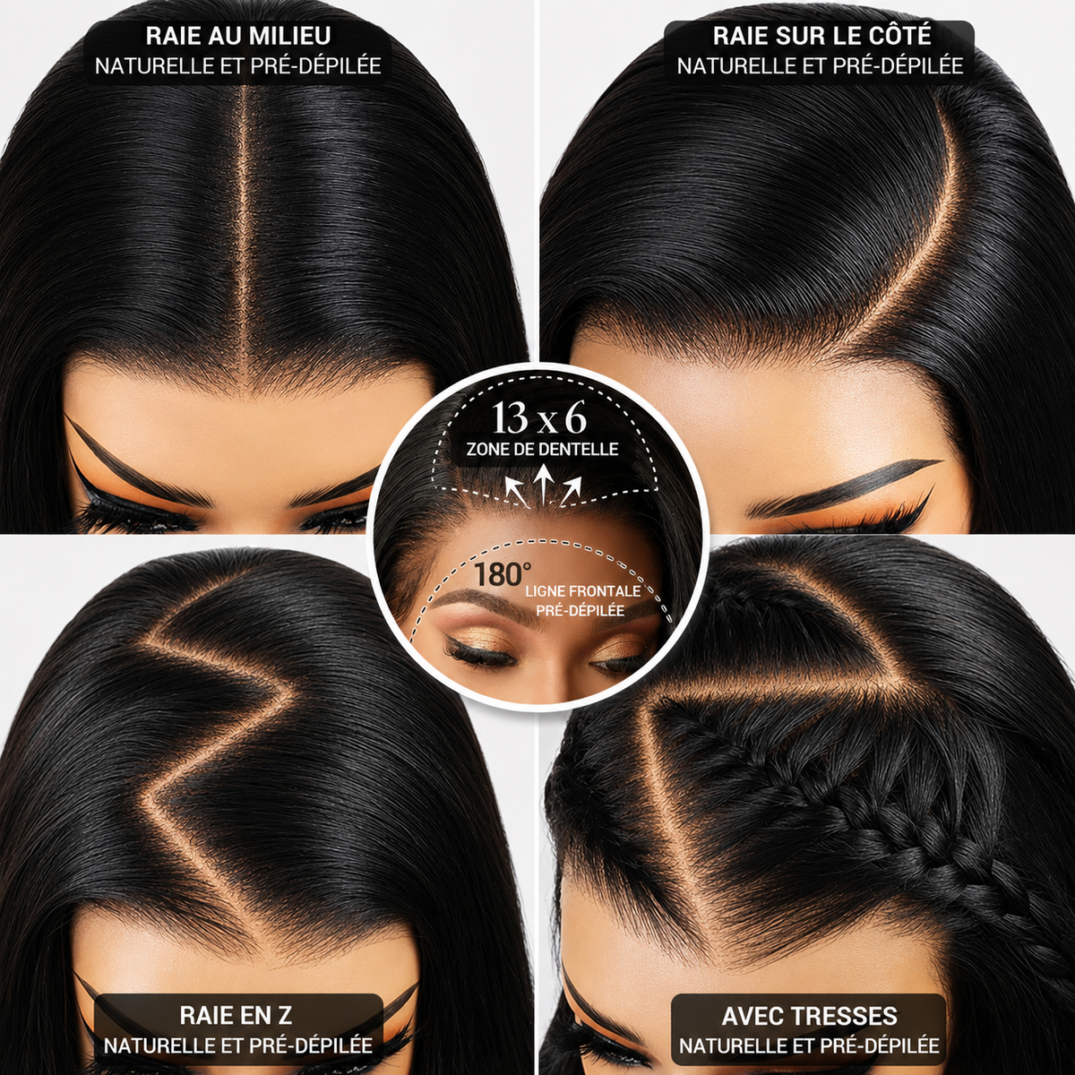 Albâtre - Blond Platine 613 │Lace Frontal 13x6 │ Cheveux Vierges Japonais