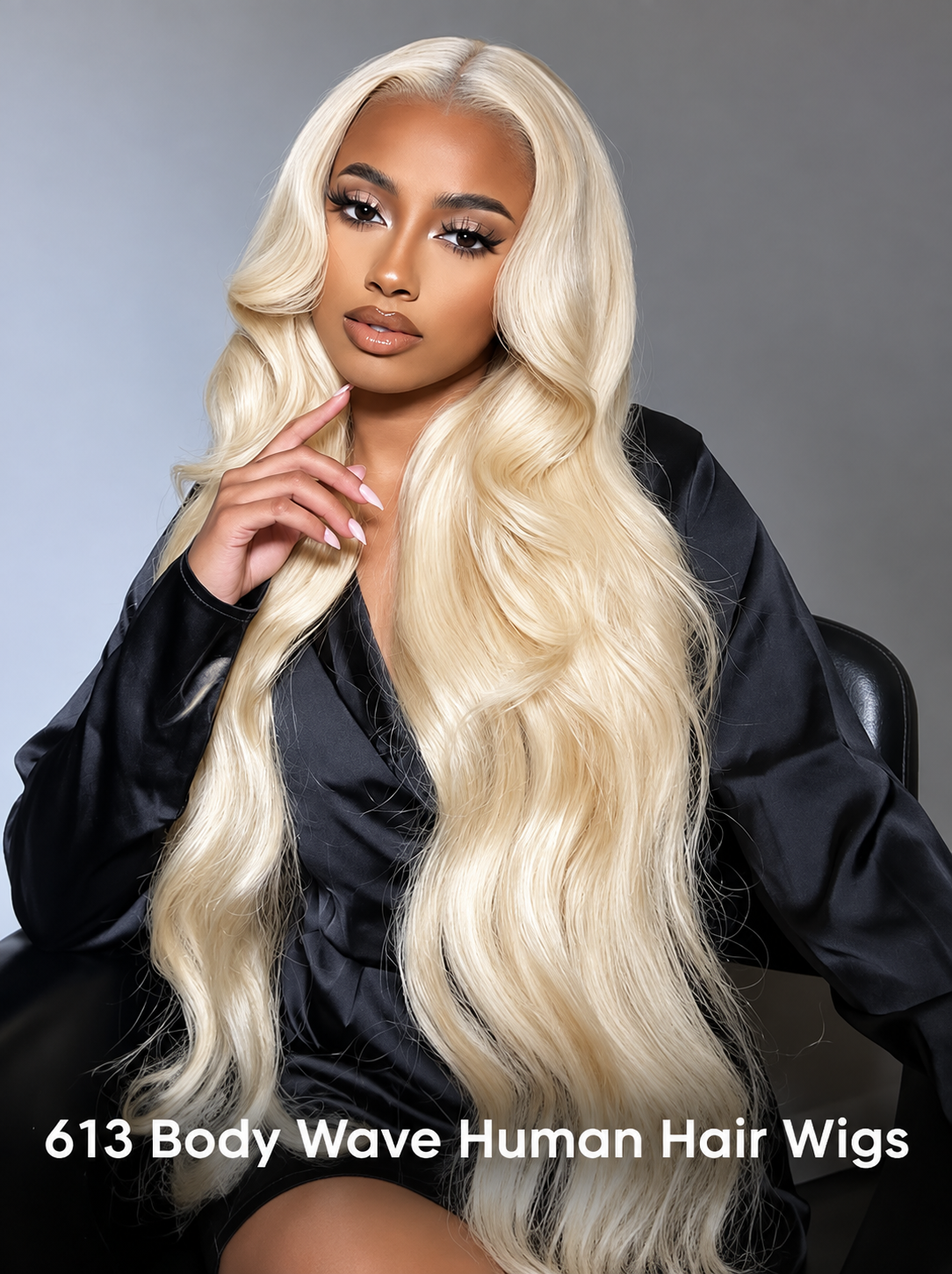 Icône - Blond Platine 613 │Lace Frontal 13x4 HD │ Cheveux Japonais Vierges