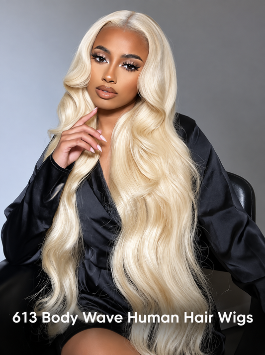 Icône - Blond Platine 613 │Lace Frontal 13x4 HD │ Cheveux Japonais Vierges