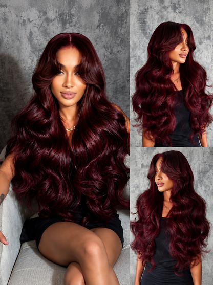 Queen - Perruque Cheveux Japonais  Vierges │ Densité 180% │ Lace transparente 13X6