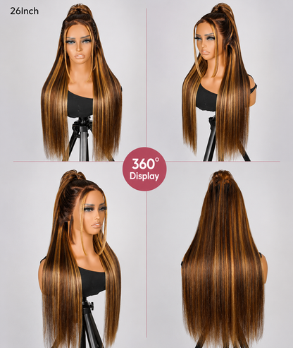 Mermaid - Frosted Blonde │ 13x6 Swiss Lace Frontal │ Virgin Brazilian Hair