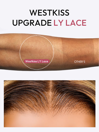 Skyline - Lace Invisible Prédécoupée │ Frontale Pre Cut 13x4 │ Cheveux Indiens Vierges