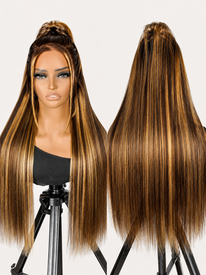 Mermaid - Frosted Blonde │ 13x6 Swiss Lace Frontal │ Virgin Brazilian Hair