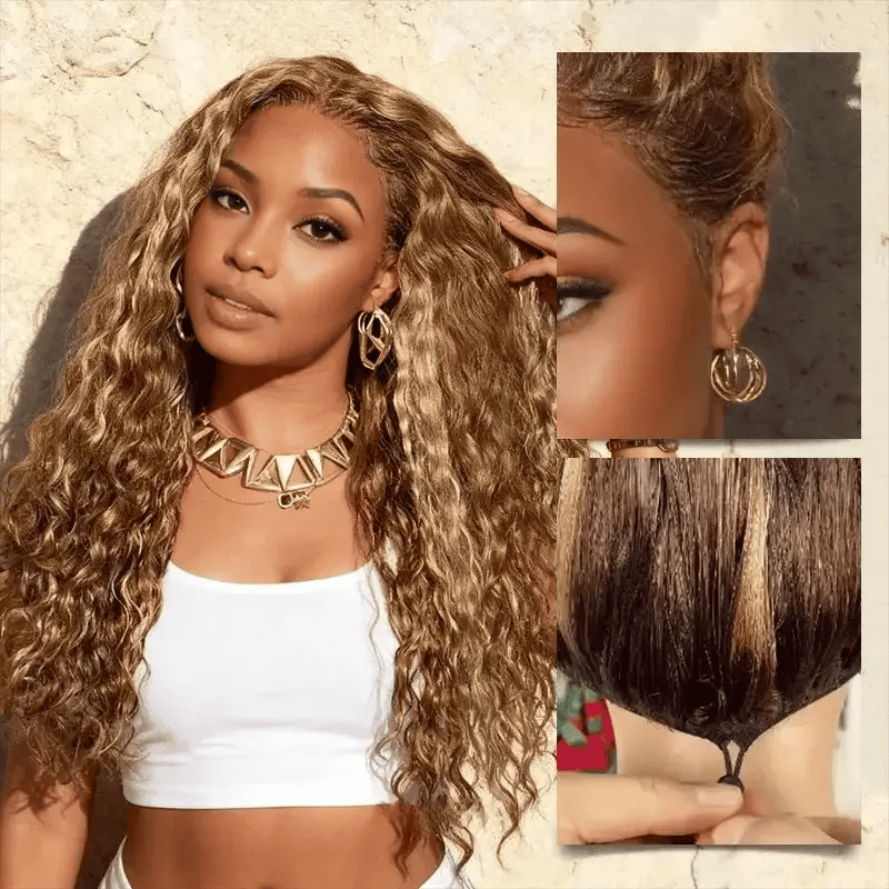 Celeste - Perruque Cheveux Humains Péruviens Sans Colle │ Lace Front 13x6 HD